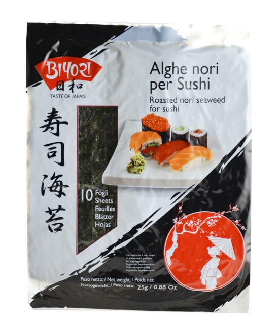 Alghe nori per sushi - Biyori 10 fogli
